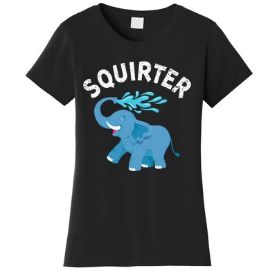 Inappropriate Funny Squirter Embarrassing Women's T-Shirt