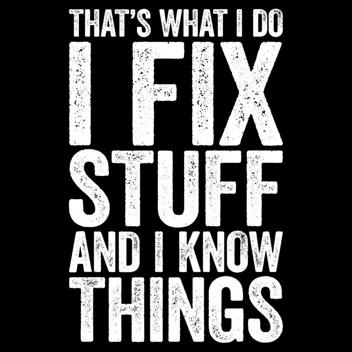 I Fix Stuff And I Know Things Mechanic Daily Commute Backpack