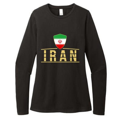 Iran Football Shirt Iran Soccer Jersey Proud Iranian Womens CVC Long Sleeve Shirt