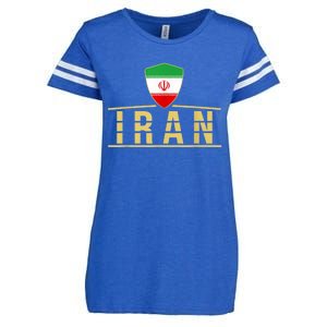 Iran Football Shirt Iran Soccer Jersey Proud Iranian Enza Ladies Jersey Football T-Shirt