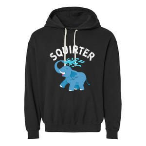 Inappropriate Funny Squirter Embarrassing Garment-Dyed Fleece Hoodie