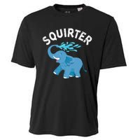 Inappropriate Funny Squirter Embarrassing Cooling Performance Crew T-Shirt