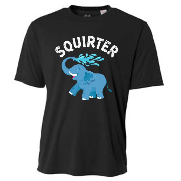 Inappropriate Funny Squirter Embarrassing Cooling Performance Crew T-Shirt