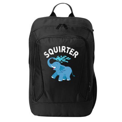 Inappropriate Funny Squirter Embarrassing City Backpack
