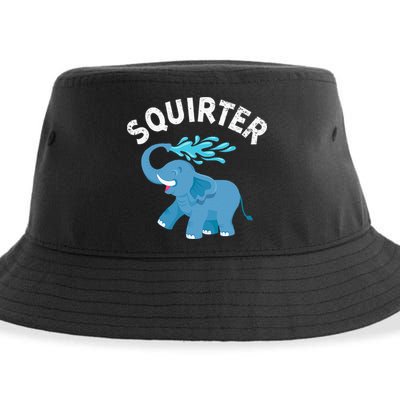Inappropriate Funny Squirter Embarrassing Sustainable Bucket Hat