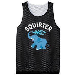 Inappropriate Funny Squirter Embarrassing Mesh Reversible Basketball Jersey Tank