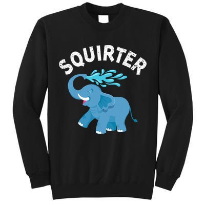 Inappropriate Funny Squirter Embarrassing Tall Sweatshirt