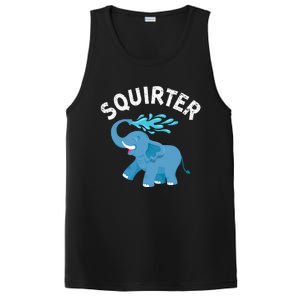 Inappropriate Funny Squirter Embarrassing PosiCharge Competitor Tank