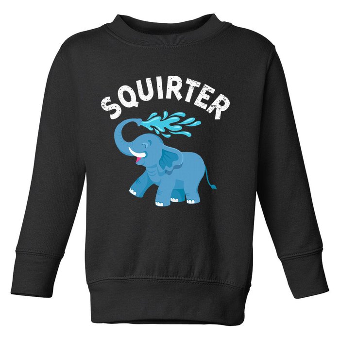 Inappropriate Funny Squirter Embarrassing Toddler Sweatshirt