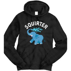 Inappropriate Funny Squirter Embarrassing Tie Dye Hoodie