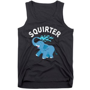 Inappropriate Funny Squirter Embarrassing Tank Top