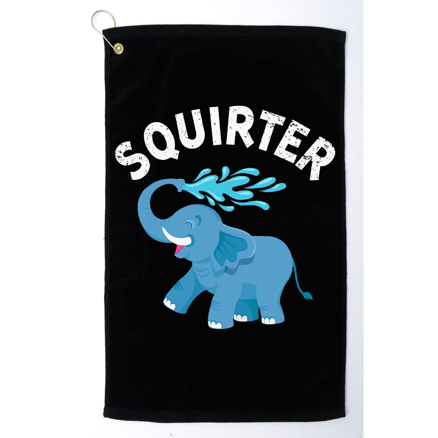 Inappropriate Funny Squirter Embarrassing Golf Towel