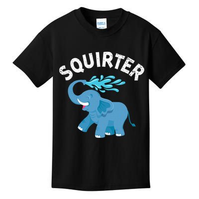 Inappropriate Funny Squirter Embarrassing Kids T-Shirt