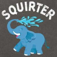 Inappropriate Funny Squirter Embarrassing Cotton Canvas Backpack