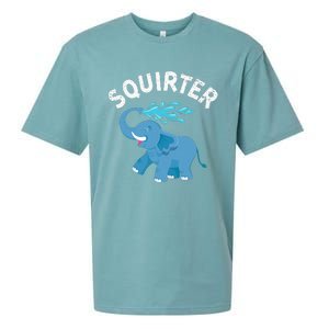 Inappropriate Funny Squirter Embarrassing Sueded Cloud Jersey T-Shirt