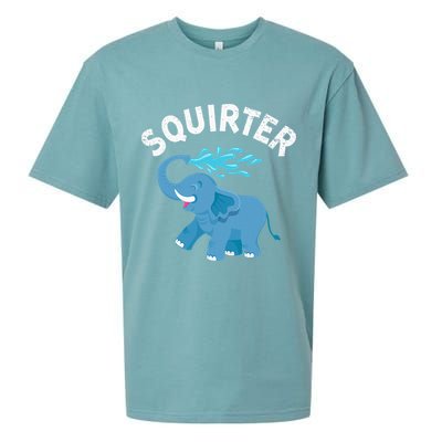 Inappropriate Funny Squirter Embarrassing Sueded Cloud Jersey T-Shirt