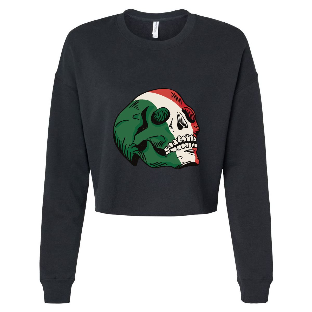 Italian Flag Skull Cool Comfort Performance Bucket Hat