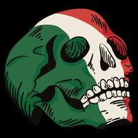 Italian Flag Skull Tall T-Shirt
