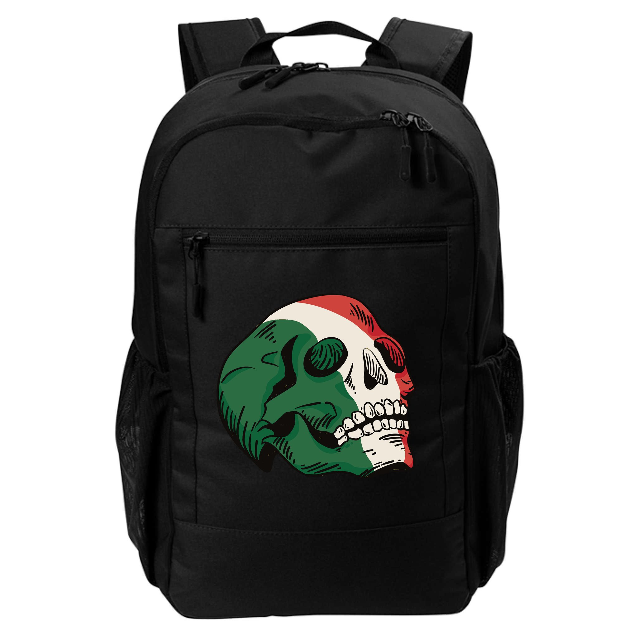Italian Flag Skull Backpack