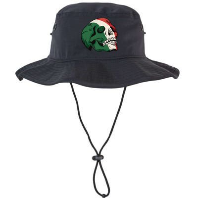 Italian Flag Skull Bucket Hat