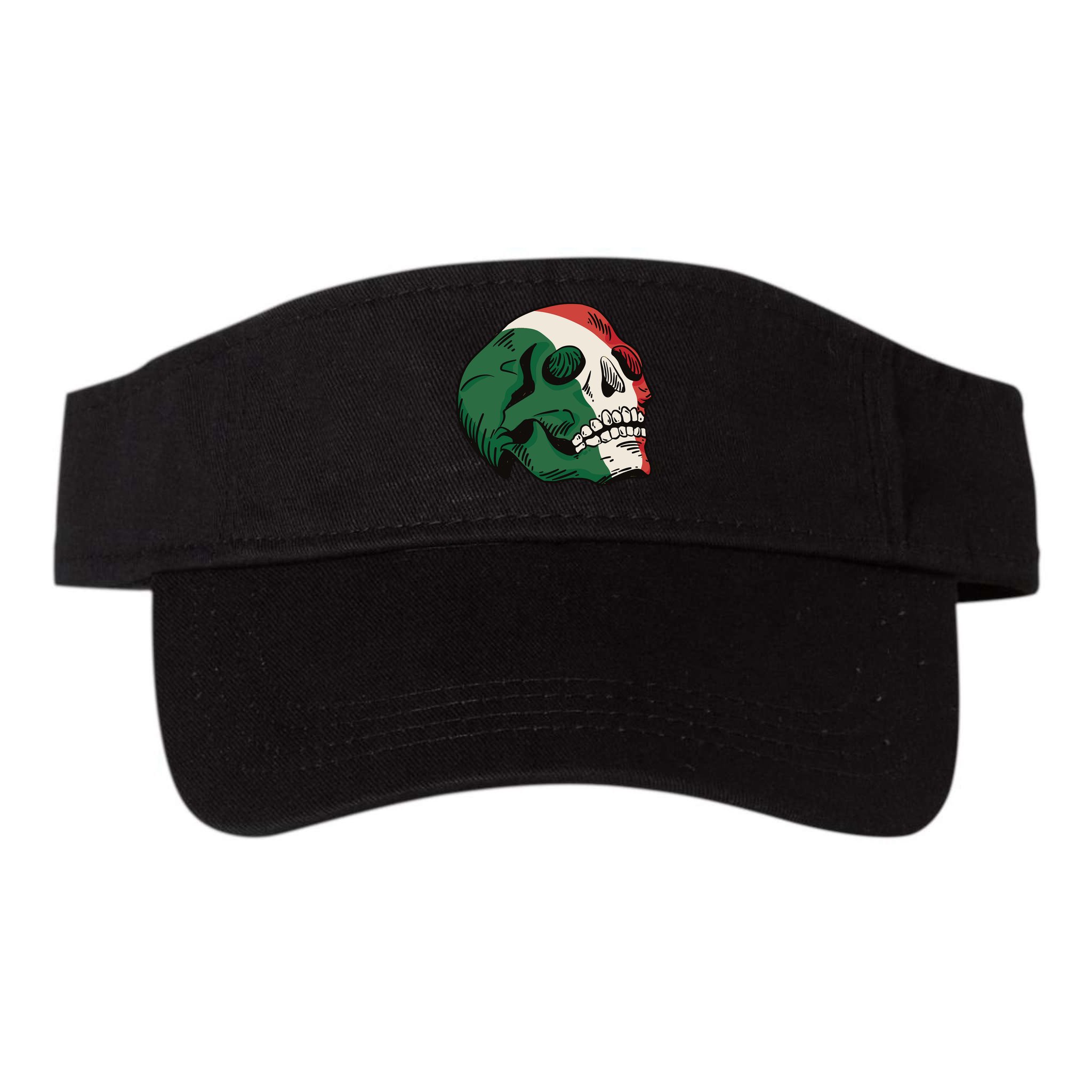 Italian Flag Skull Visor