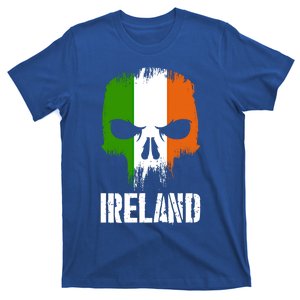 Ireland Flag Skull Irish Pride Patriotic Funny Gift T-Shirt