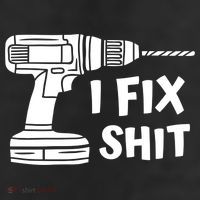 I Fix Shit Meaningful Gift Handy Fixed It Tools Mr Fix It Funny Great Gift 7 Panel Mesh Trucker Snapback Hat