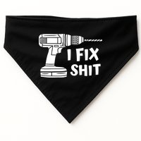 I Fix Shit Meaningful Gift Handy Fixed It Tools Mr Fix It Funny Great Gift USA-Made Doggie Bandana