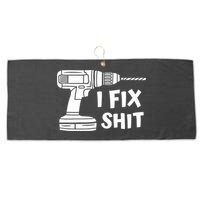 I Fix Shit Meaningful Gift Handy Fixed It Tools Mr Fix It Funny Great Gift Large Microfiber Waffle Golf Towel