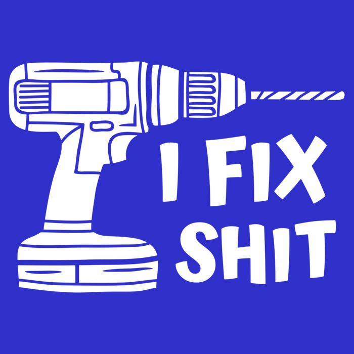 I Fix Shit Meaningful Gift Handy Fixed It Tools Mr Fix It Funny Great Gift Women's V-Neck T-Shirt