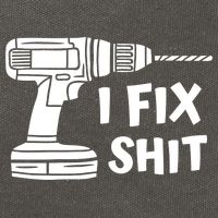 I Fix Shit Meaningful Gift Handy Fixed It Tools Mr Fix It Funny Great Gift Cotton Canvas Backpack
