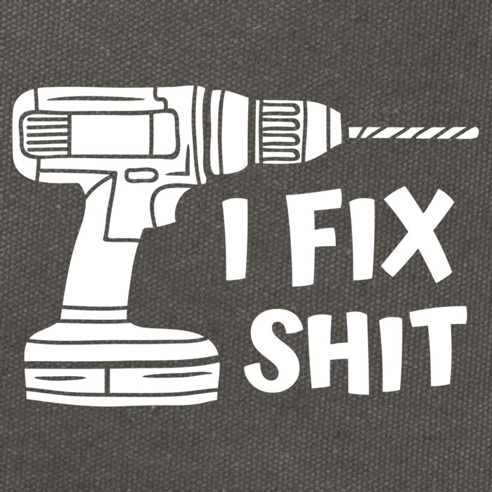 I Fix Shit Meaningful Gift Handy Fixed It Tools Mr Fix It Funny Great Gift Cotton Canvas Backpack