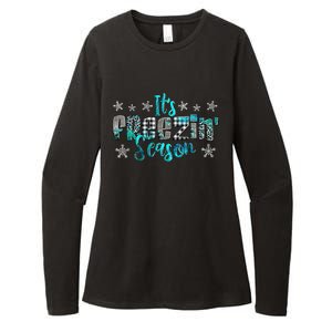 ItS Freezin Season Winter Vibes Cozy Season Christmas Gifts Womens CVC Long Sleeve Shirt