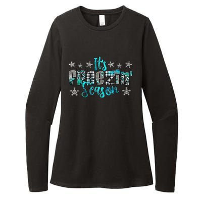 ItS Freezin Season Winter Vibes Cozy Season Christmas Gifts Womens CVC Long Sleeve Shirt