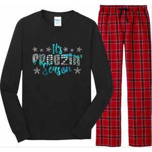 ItS Freezin Season Winter Vibes Cozy Season Christmas Gifts Long Sleeve Pajama Set