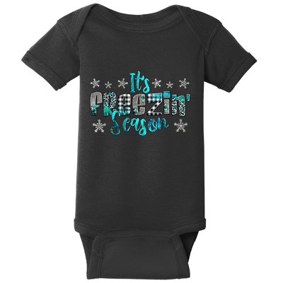 ItS Freezin Season Winter Vibes Cozy Season Christmas Gifts Baby Bodysuit