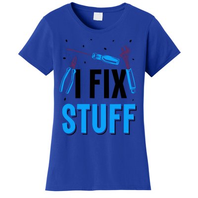 I Fix Stuff Repair Fixing Mr Fix It Handy Tinkerer Gift Women's T-Shirt