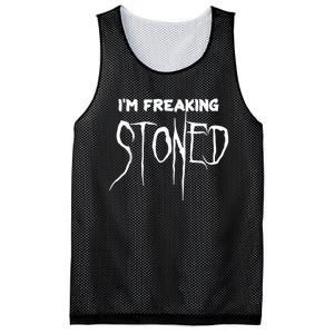 Im Freaking Stoned Mesh Reversible Basketball Jersey Tank