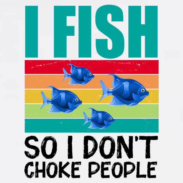 I Fish So I Don't Choke People Funny Fishing Baby Bodysuit