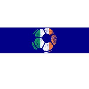 Irish Flag Soccer Football St Patrick's Day Sports Gift Bumper Sticker