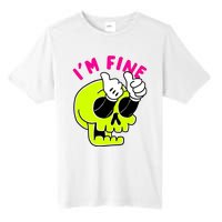 IM FINE Skull Funny Tall Fusion ChromaSoft Performance T-Shirt