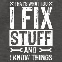I Fix Stuff And I Know Things Graphic Print Vector Backpack