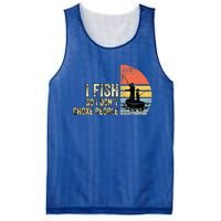 I Fish So I Dont Choke People Funny Sayings Mesh Reversible Basketball Jersey Tank