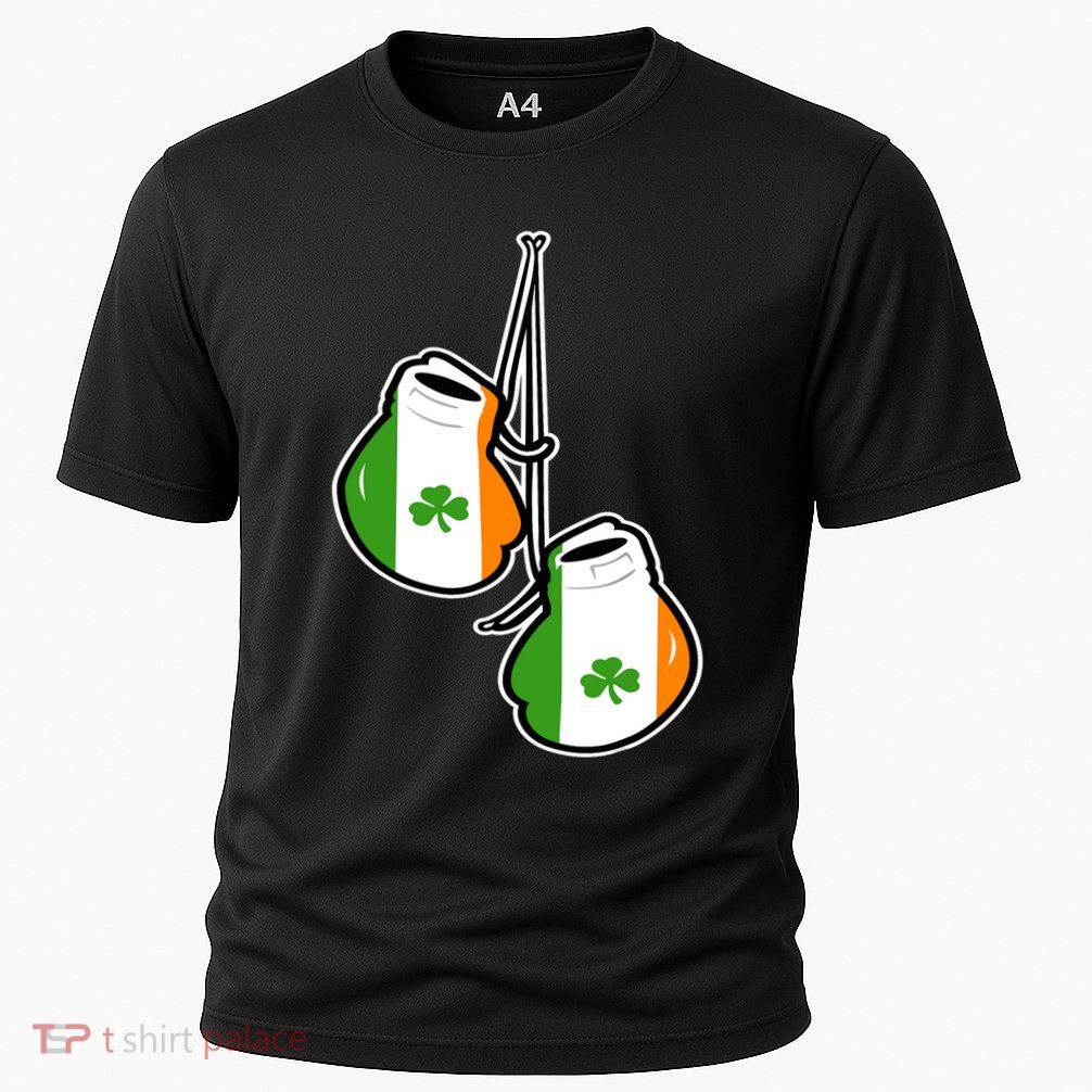 Ireland Flag Shamrock Irish boxing gloves Performance Shirt