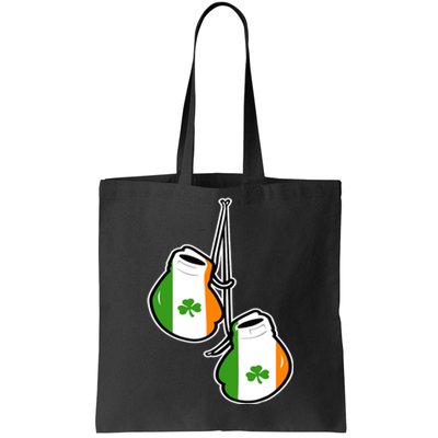 Ireland Flag Shamrock Irish boxing gloves Tote Bag