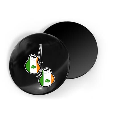 Ireland Flag Shamrock Irish boxing gloves Magnet