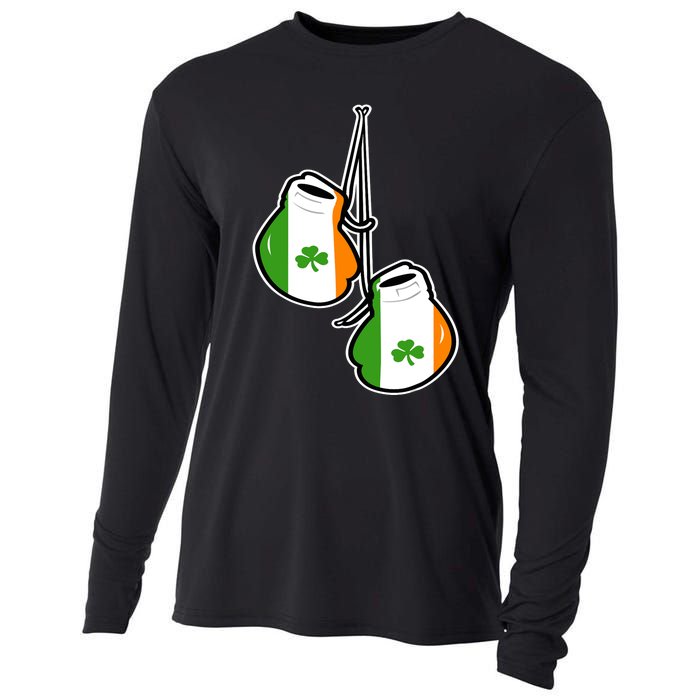 Ireland Flag Shamrock Irish boxing gloves Cooling Performance Long Sleeve Crew