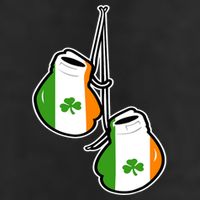 Ireland Flag Shamrock Irish boxing gloves 25L Jumbo Tote