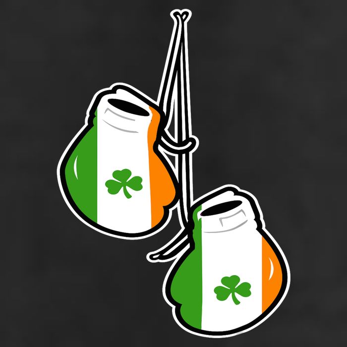 Ireland Flag Shamrock Irish boxing gloves 25L Jumbo Tote