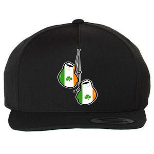 Ireland Flag Shamrock Irish boxing gloves Wool Snapback Cap